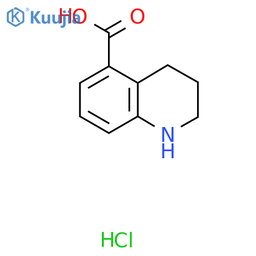 1,2,3,4-Tetrahydroquinoline-5-carboxylic acid hydrochloride structure