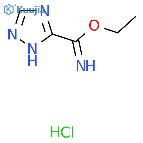 ethyl 4H-1,2,4-triazole-3-carboximidate hydrochloride structure