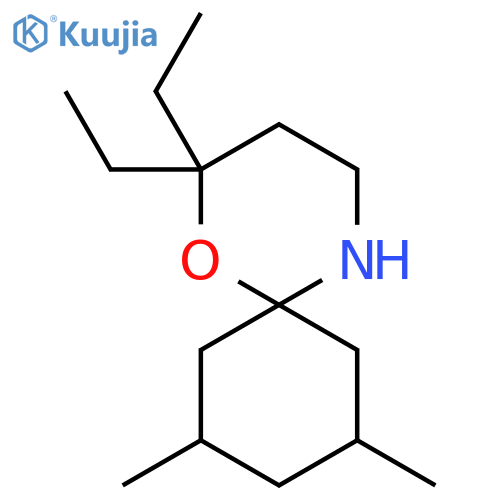 2,2-diethyl-8,10-dimethyl-1-oxa-5-azaspiro5.5undecane structure