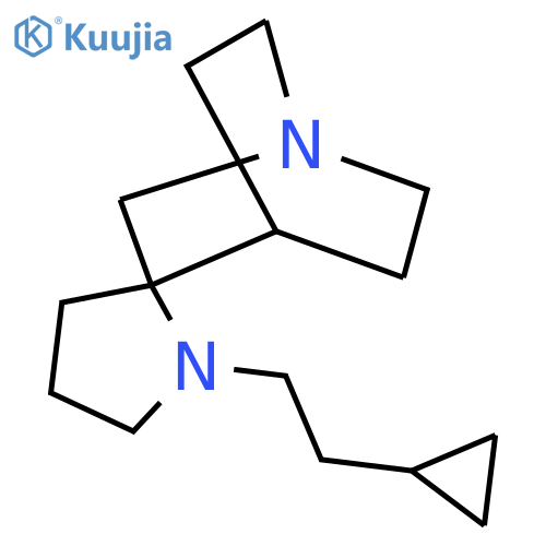1'-(2-cyclopropylethyl)-4-azaspirobicyclo2.2.2octane-2,2'-pyrrolidine structure