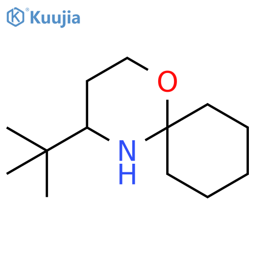 4-tert-butyl-1-oxa-5-azaspiro5.5undecane structure