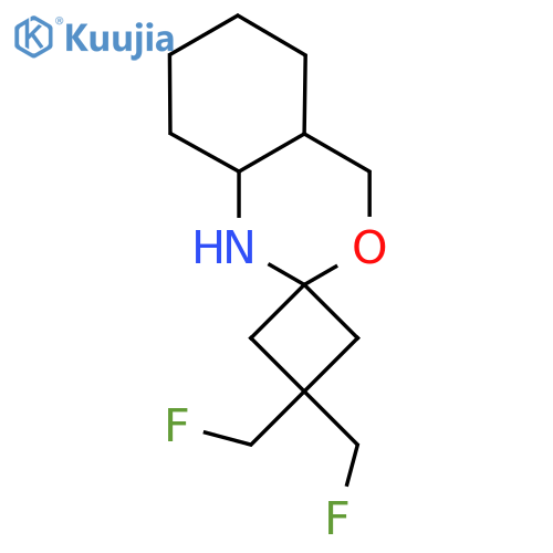 3',3'-bis(fluoromethyl)-octahydrospiro3,1-benzoxazine-2,1'-cyclobutane structure