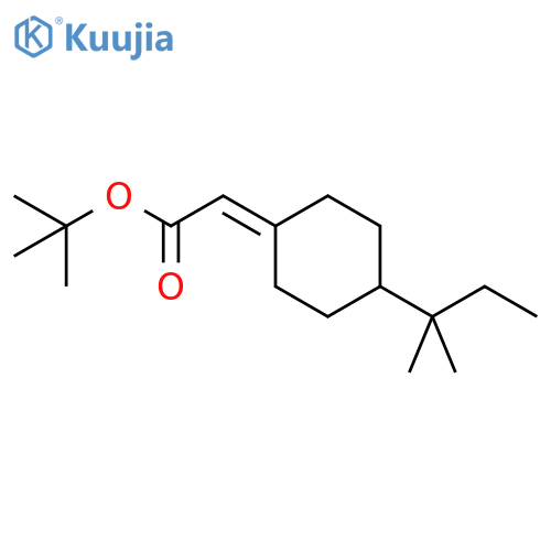 tert-butyl 2-4-(2-methylbutan-2-yl)cyclohexylideneacetate structure