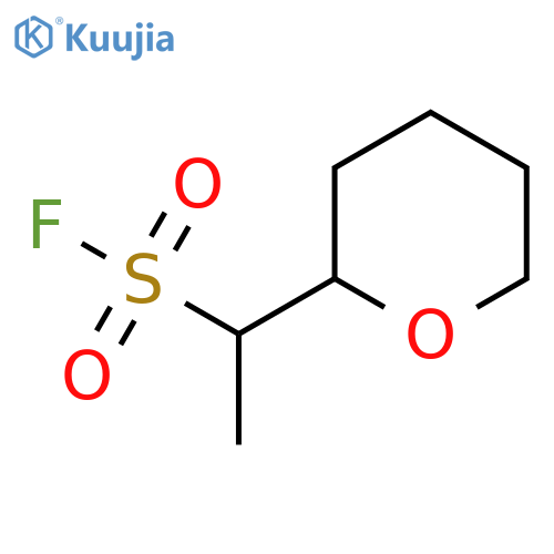 1-(oxan-2-yl)ethane-1-sulfonyl fluoride structure