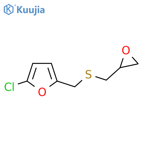 2-chloro-5-({(oxiran-2-yl)methylsulfanyl}methyl)furan structure