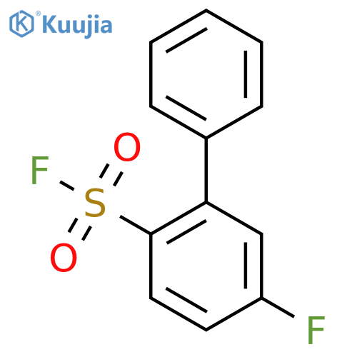 4-fluoro-2-phenylbenzene-1-sulfonyl fluoride structure
