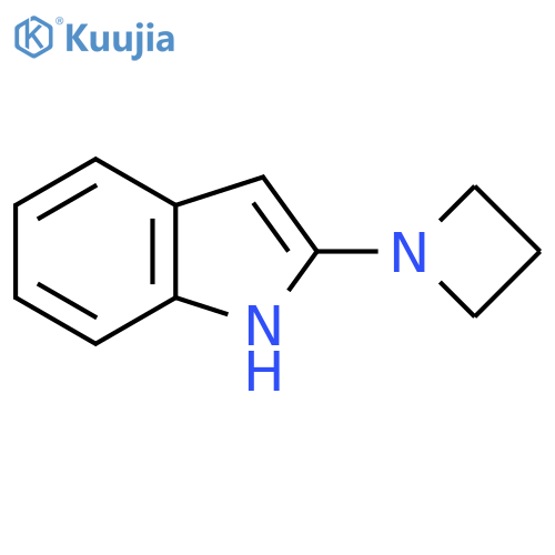 2-(azetidin-1-yl)-1H-indole structure