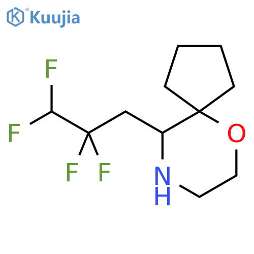 10-(2,2,3,3-tetrafluoropropyl)-6-oxa-9-azaspiro4.5decane structure