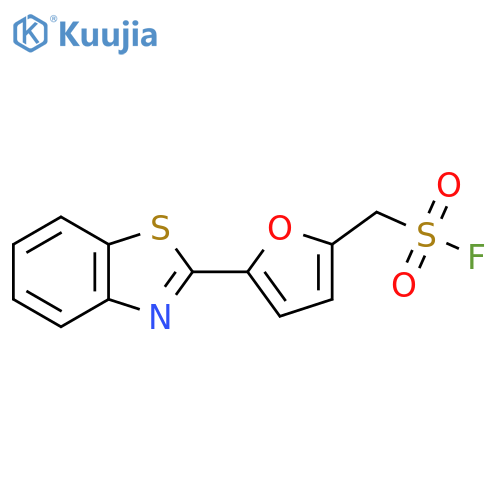 5-(1,3-benzothiazol-2-yl)furan-2-ylmethanesulfonyl fluoride structure