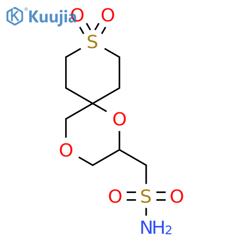 {9,9-dioxo-1,4-dioxa-9lambda6-thiaspiro5.5undecan-2-yl}methanesulfonamide structure