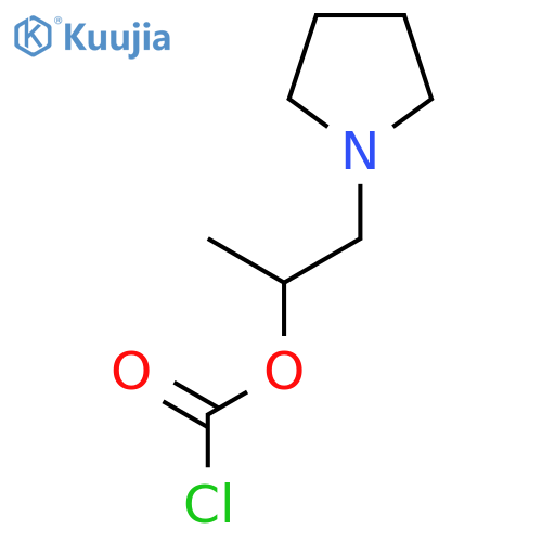1-(pyrrolidin-1-yl)propan-2-yl chloroformate structure