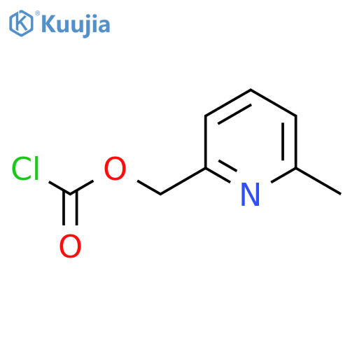 (6-methylpyridin-2-yl)methyl chloroformate structure