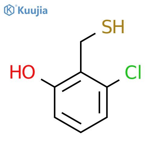 3-chloro-2-(sulfanylmethyl)phenol structure
