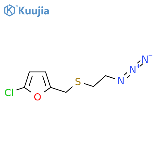 2-{(2-azidoethyl)sulfanylmethyl}-5-chlorofuran structure