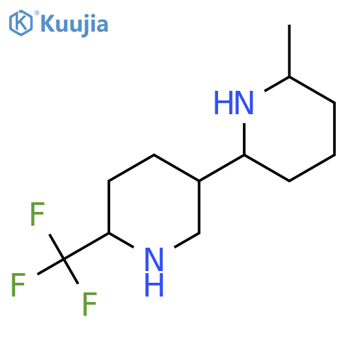 2-methyl-6-6-(trifluoromethyl)piperidin-3-ylpiperidine structure