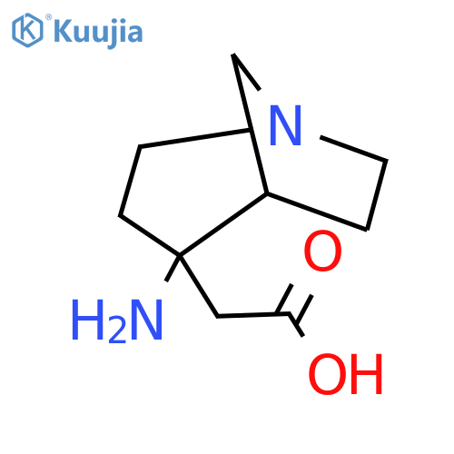 2-{4-amino-1-azabicyclo3.2.1octan-4-yl}acetic acid structure
