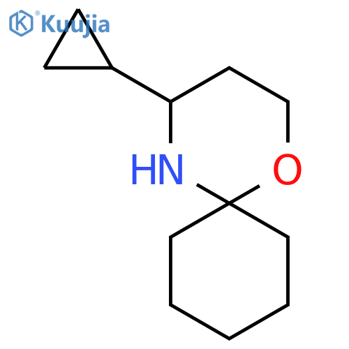 4-cyclopropyl-1-oxa-5-azaspiro5.5undecane structure
