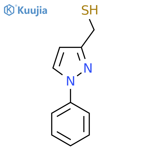 (1-phenyl-1H-pyrazol-3-yl)methanethiol structure