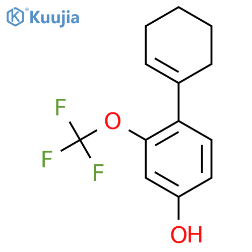 4-(cyclohex-1-en-1-yl)-3-(trifluoromethoxy)phenol structure