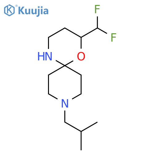 2-(difluoromethyl)-9-(2-methylpropyl)-1-oxa-5,9-diazaspiro5.5undecane structure