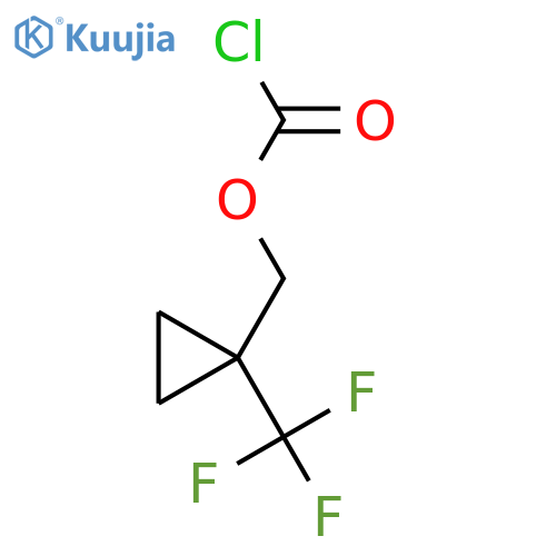 1-(trifluoromethyl)cyclopropylmethyl chloroformate structure