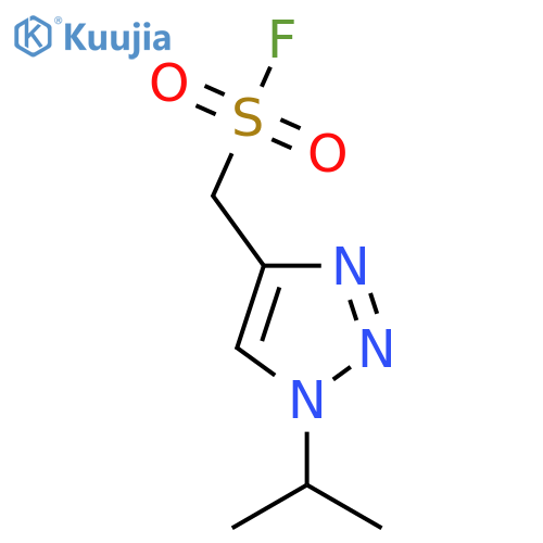 1-(propan-2-yl)-1H-1,2,3-triazol-4-ylmethanesulfonyl fluoride structure