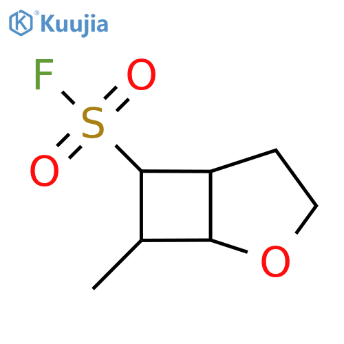 7-methyl-2-oxabicyclo3.2.0heptane-6-sulfonyl fluoride structure