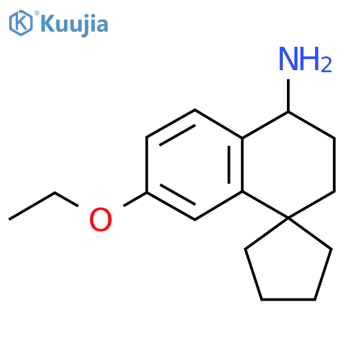 7'-ethoxy-3',4'-dihydro-2'H-spirocyclopentane-1,1'-naphthalene-4'-amine structure