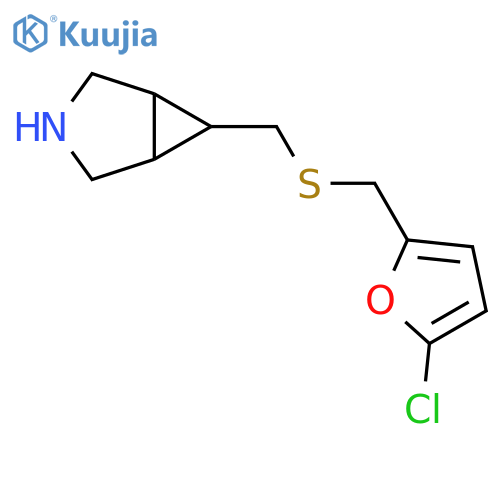 6-({(5-chlorofuran-2-yl)methylsulfanyl}methyl)-3-azabicyclo3.1.0hexane structure