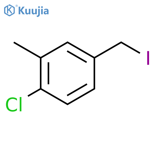 1-chloro-4-(iodomethyl)-2-methylbenzene structure