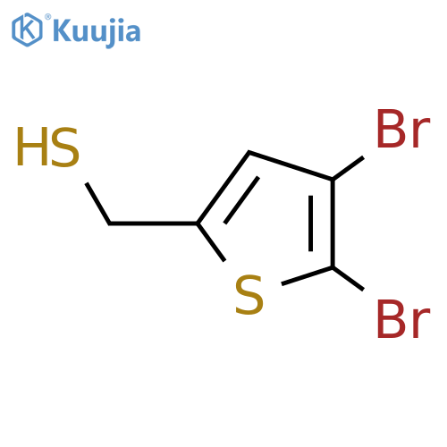 (4,5-dibromothiophen-2-yl)methanethiol structure