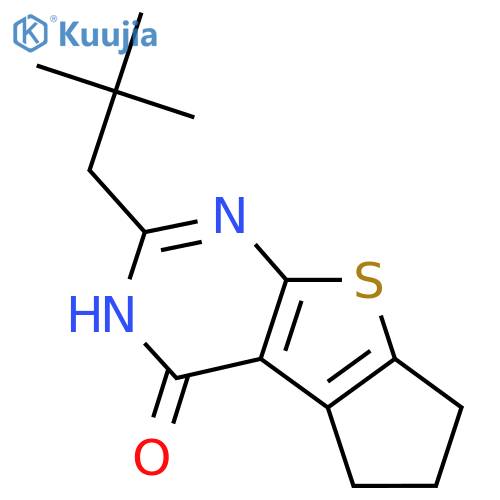 10-(2,2-dimethylpropyl)-7-thia-9,11-diazatricyclo6.4.0.0,2,6dodeca-1(8),2(6),9-trien-12-one structure