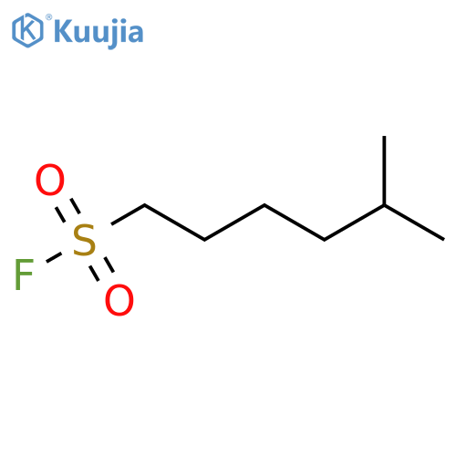 5-methylhexane-1-sulfonyl fluoride structure
