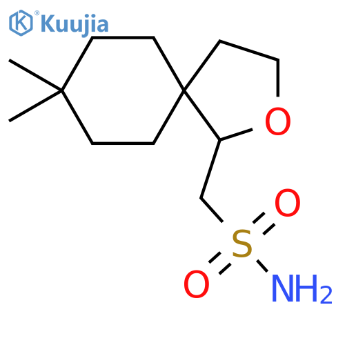{8,8-dimethyl-2-oxaspiro4.5decan-1-yl}methanesulfonamide structure