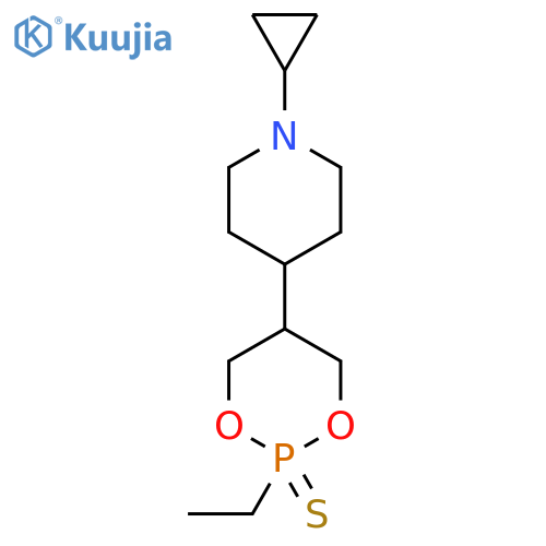 5-(1-cyclopropylpiperidin-4-yl)-2-ethyl-1,3,2lambda5-dioxaphosphinane-2-thione structure