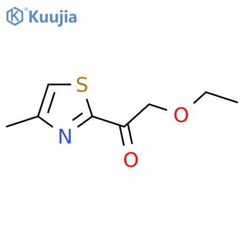 2-ethoxy-1-(4-methyl-1,3-thiazol-2-yl)ethan-1-one structure