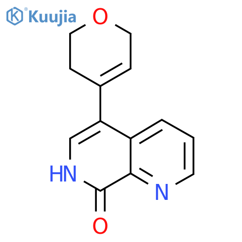 5-(3,6-dihydro-2H-pyran-4-yl)-7,8-dihydro-1,7-naphthyridin-8-one structure
