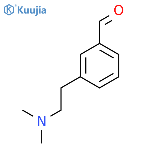 3-2-(dimethylamino)ethylbenzaldehyde structure