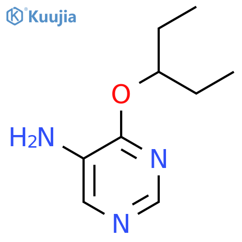 4-(pentan-3-yloxy)pyrimidin-5-amine structure