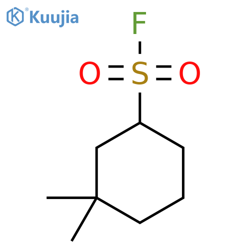 3,3-dimethylcyclohexane-1-sulfonyl fluoride structure