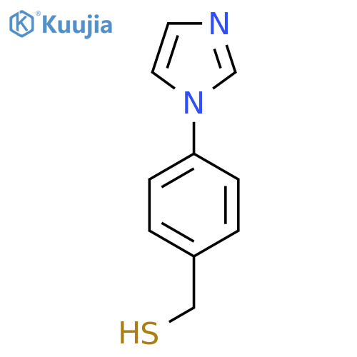 4-(1H-imidazol-1-yl)phenylmethanethiol structure