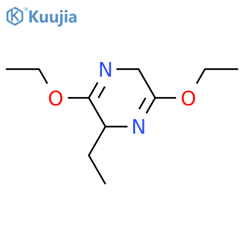 3,6-diethoxy-2-ethyl-2,5-dihydropyrazine structure