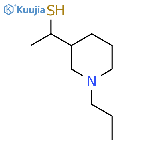 1-(1-Propylpiperidin-3-yl)ethane-1-thiol structure
