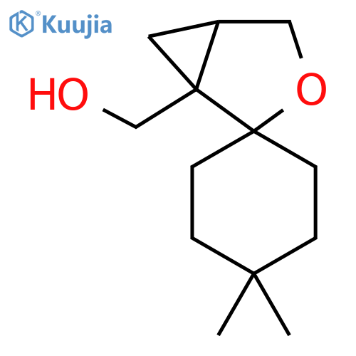 4',4'-dimethyl-3-oxaspirobicyclo3.1.0hexane-2,1'-cyclohexane-1-ylmethanol structure