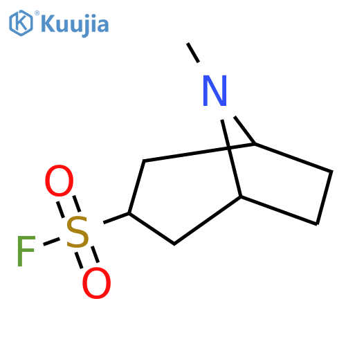 8-methyl-8-azabicyclo3.2.1octane-3-sulfonyl fluoride structure