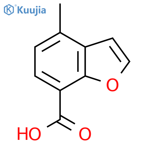 4-methyl-1-benzofuran-7-carboxylic acid structure