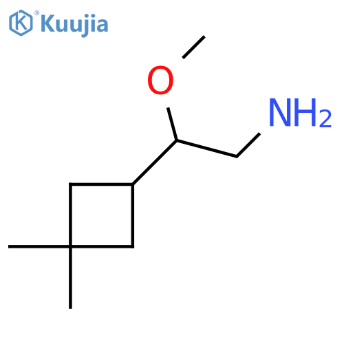 2-(3,3-dimethylcyclobutyl)-2-methoxyethan-1-amine structure