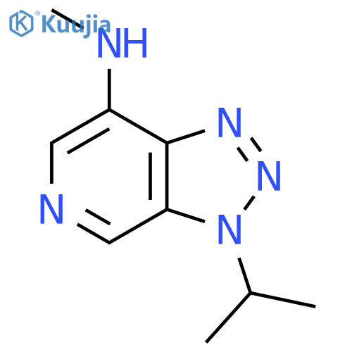 N-methyl-3-(propan-2-yl)-3H-1,2,3triazolo4,5-cpyridin-7-amine structure