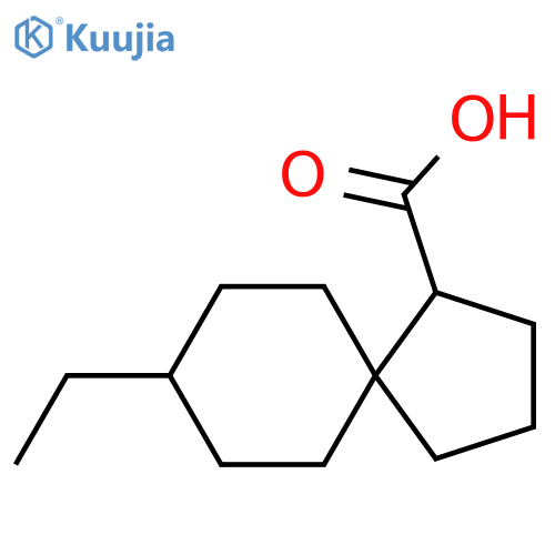 8-ethylspiro4.5decane-1-carboxylic acid structure