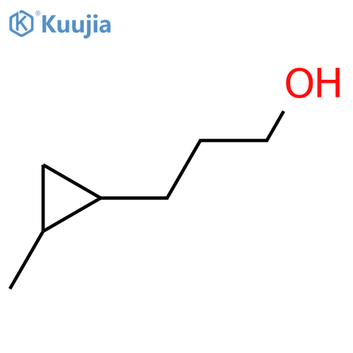 3-(2-methylcyclopropyl)propan-1-ol structure